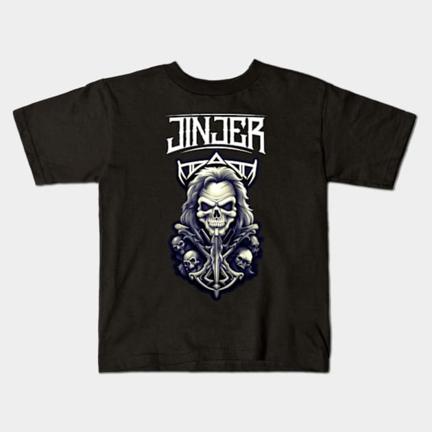 jinejeeer Kids T-Shirt by RAZOR FORCE